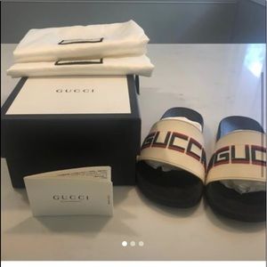 Women’s size 6 Gucci slides